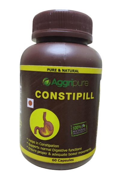 Constipill Constipation Relief Capsules | Best Capsules for Hard Stool – Constipill Helps in Gas, Bloating, Hard Stool, Acidity | Man Premium Ingredients for Constipation Relief | 60 Capsules