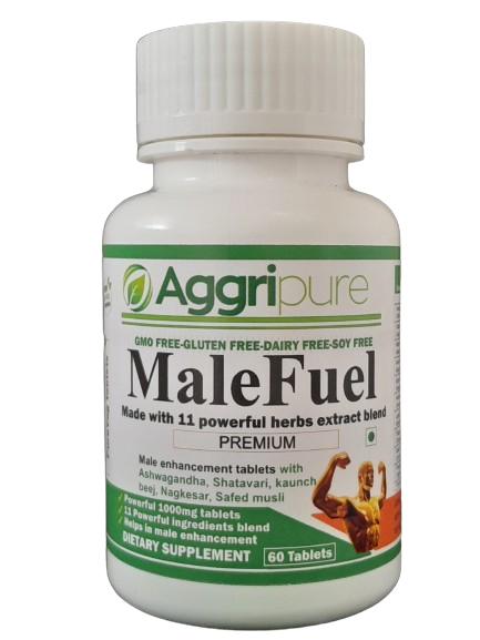 Malefuel The Best Sexual Power Tablets 1000 Mg Made with Ashwagandha Extract, Shatavari Extract, Nagkesar Extract, Konch Seed Extract, Bada Gokhru Extract, Akarkara Extract, Jaifal Extract, Tribulus Terrestris Extract, Safed Musli Extract, Salam Panja Extract and Fenugreek Extract | 60 Tablets for Male Health