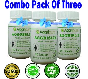 Aggrislim 3000 Mg Tablets Made with Garcinia Cambogia 750 Mg, Fenugreek 750 Mg, Harad 750 Mg and Ginger 750 Mg | 180 Tablets | Get Extra 20% Off Rs 2399 With Online Payment