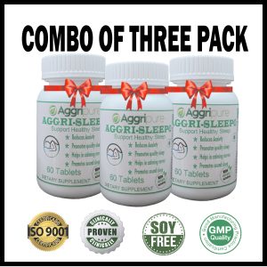 Aggri-Sleepo 3 Month Combo At Just Rs 2399 With Online Payment | 180 Tablets | Powerful 3000 Mg Tablets Made With Tagar 1200 Mg, Jatamansi 300 Mg, Brahmi 600 Mg, Ajwain 300 Mg and Harad 600 Mg | 180 Tablets for Healthy Sleep Naturally | No Side Effects