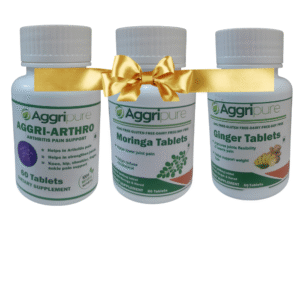 Arthritis Pain Relief Combo - Aggri-Arthro+Moringa+Ginger | 180 Tablets