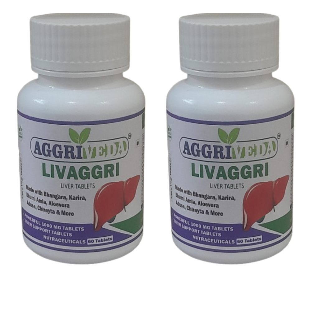 Fatty Liver Treatment Ayurvedic Medicine Made with Bhumi Amla Extract, Kutaki Extract, Aloevera Extract, Bhangara Extract, Chirayta Extract, Mulethi Extract, Sarphonkha Extract, Revendchini Extract, Kasamarda Extract, Makoy Extract, Kaasni Extract, Punarnava Extract, Patola Extract, Pitpapra Extract, Adusa Extract, Chabh Extract, Bindaal Extract, Karira Extract and Ginger Extract | 19 Herbal Extracts Blend for Fatty Liver Treatment | 120 Tablets