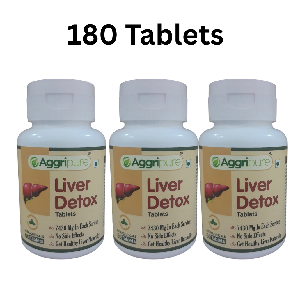Liver Detox Tablets 7430 Mg In Each Serving Made with Bhumi Amla 1000 Mg, Aloevera 1200 Mg, Kutaki 320 Mg, Bhringraj 800 Mg, Chirayta 640 Mg, Makoy 320 Mg, Kasoundi 350 Mg, Chicory 350 MG, Mulethi 360 MG, Sarphunkha 240 MG, Punarnava 420 MG, Pitpapra 240 Mg, Revand Chini 200 Mg, Parwal 350 MG, Bindaal 160 MG, Adusa 150 MG, Chabh 150 Mg, Karira 80 Mg, Ginger 100 Mg | Powerful Liver Detox Cleanse Tablets Pure Naturally | Fatty Liver Support Herbal Supplement for Men and Women
