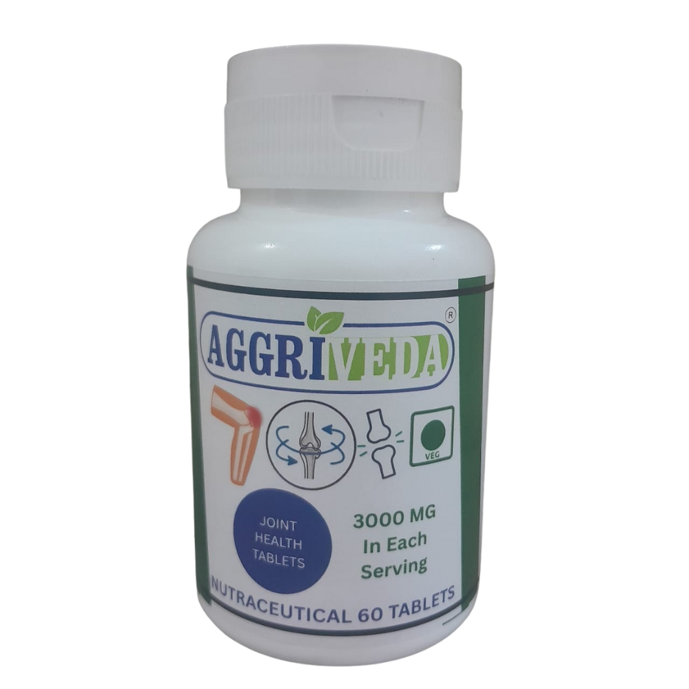 Joint Health Tablets 3000 Mg In Each Serving Made with Shallaki 300 Mg, Punarnava 225 Mg, Ashwagandha 150 Mg, Turmeric 150 Mg, Ginger 150 Mg, Guggul 150 Mg, Grapeseed 75 Mg, Tulsi 75 Mg, Laung 75 Mg, Aloevera 60 Mg, Haritaki 15 Mg | Powerful Arthritis Pain Relief Tablets | Get Relief in OA and RA | Powerful Anti Inflammatory Joint Pain Relief Tablets | 60 Tablets