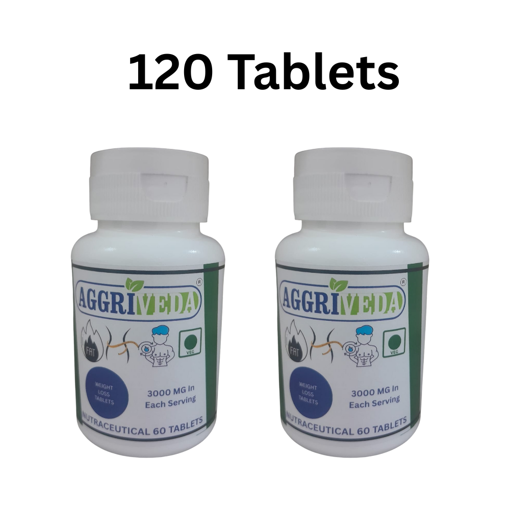Weight Loss Tablets 3000 Mg In Each Serving Made with Jeera 750 Mg, Garcinia Cambogia 450 Mg, Harad 300 Mg, Ajwain 300 Mg, Tulsi 150 Mg, Mulethi 150 Mg, Ginger 150 Mg, Turmeric 150 Mg | Best Weight Loss Solution | Powerful Weight Loss Tablets for Men and Women | Proven Herbs in Right Dose for Fast Weight Loss | 120 Tablets