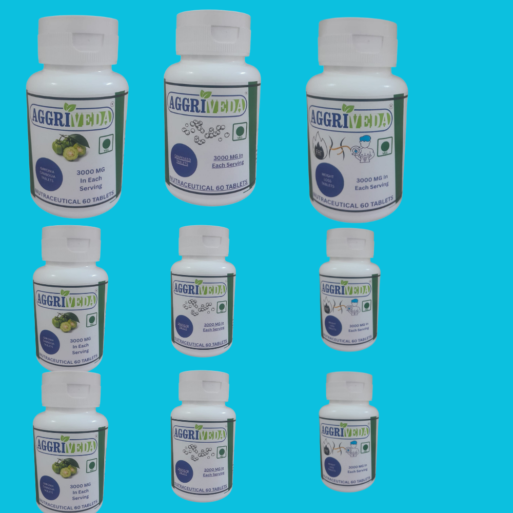 Weight Loss Combo for Men and Women | 540 Tablets | Garcinia Cambogia + Grapeseed + Weight Loss | 3 In 1 Combo for Weight Loss | Powerful Herbs in Right Dose | No Side Effects | 6 Months Supply