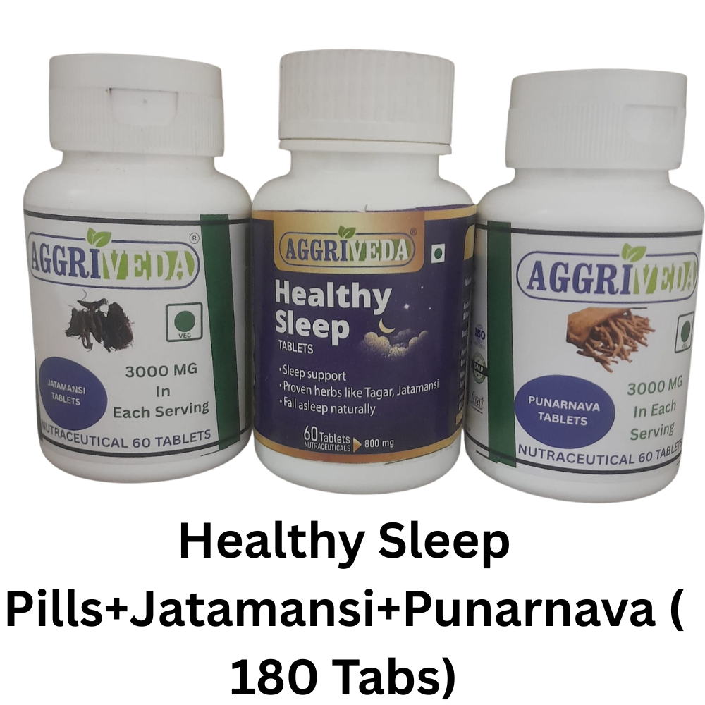 Healthy Sleep Combo for Men and Women | 180 Tablets | 2 Month Supply
